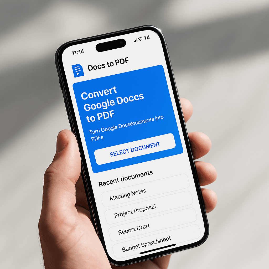 Exporteer Google Drive documenten naar PDF