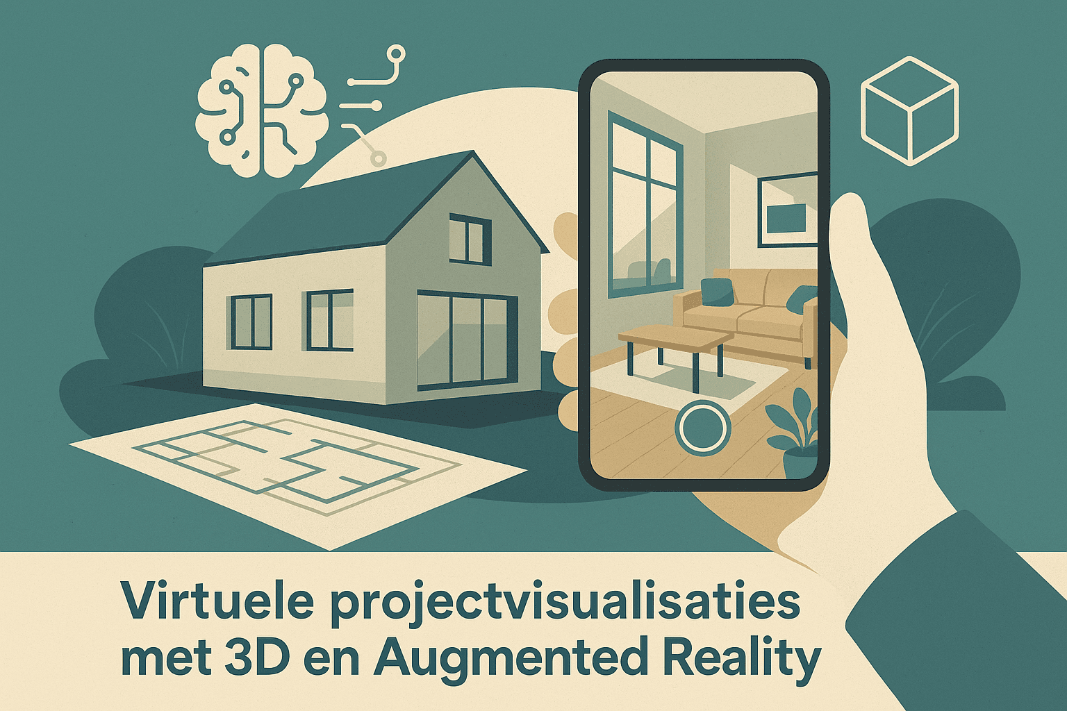 Virtuele projectvisualisatie met AI en AR