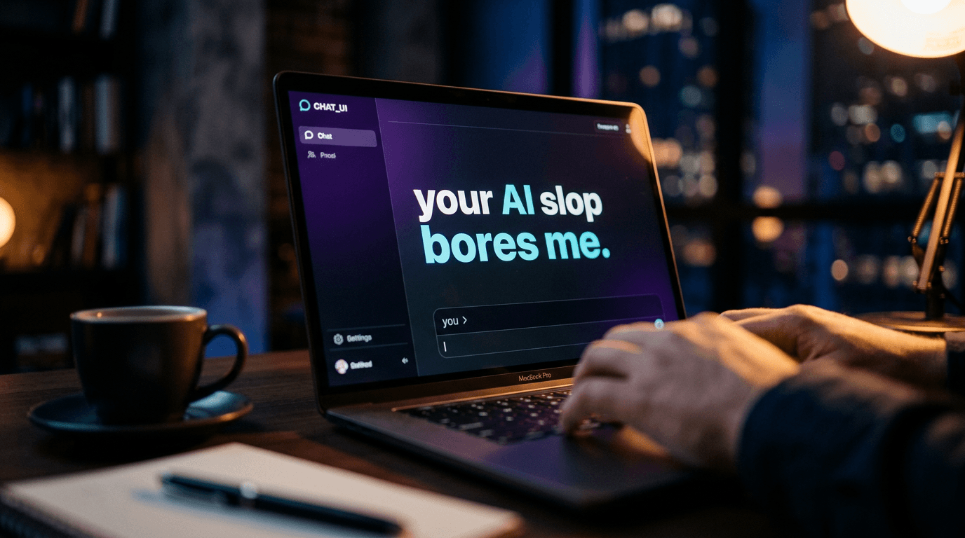 Your AI Slop Bores Me: wat 25 miljoen bezoekers ons leren over AI-moeheid